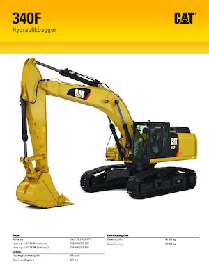 Excavatoare pe șenile Caterpillar 340F L