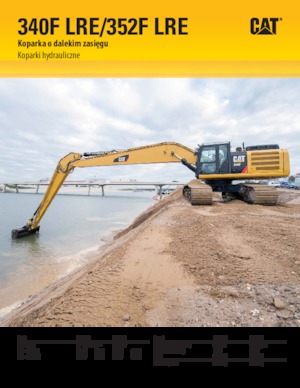 Excavatoare pe șenile Caterpillar 352F LRE