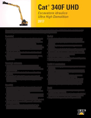 Excavatoare pe șenile Caterpillar 340F UHD