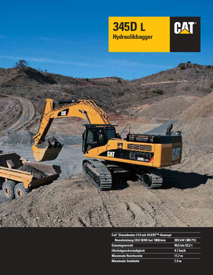 Excavatoare pe șenile Caterpillar 345D L