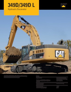 Excavatoare pe șenile Caterpillar 349D