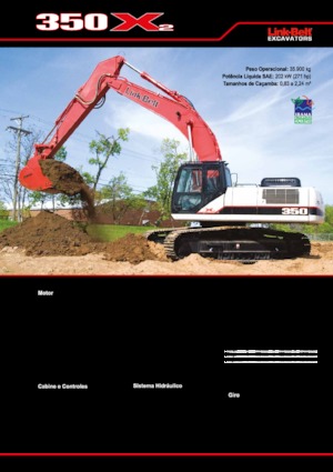 Excavatoare pe șenile Link-Belt 350 X2