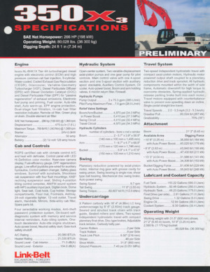 Excavatoare pe șenile Link-Belt 350 X3