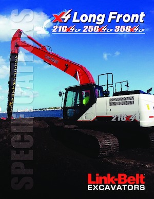 Excavatoare pe șenile Link-Belt 350 X4 Long Front