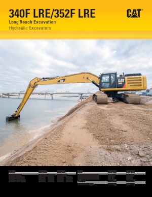 Excavatoare pe șenile Caterpillar 352F LRE