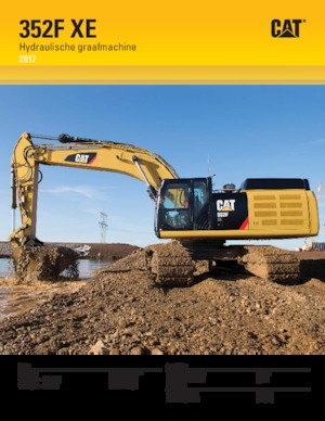 Excavatoare pe șenile Caterpillar 352F XE
