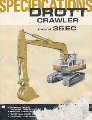 Excavatoare pe șenile Drott 35EC