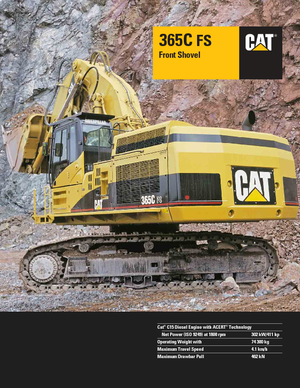 Excavatoare pe șenile Caterpillar 365 C