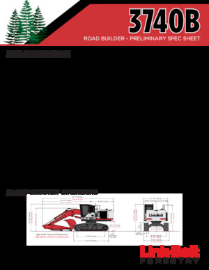 Excavatoare pe șenile Link-Belt 3740B RB