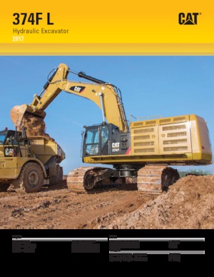 Excavatoare pe șenile Caterpillar 374F L