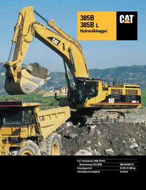 Excavatoare pe șenile Caterpillar 385 B L