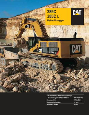 Excavatoare pe șenile Caterpillar 385C
