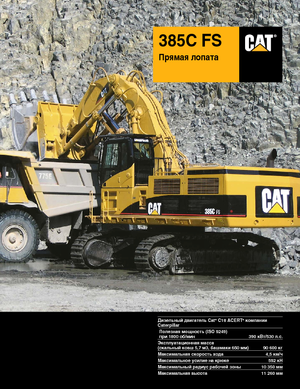 Excavatoare pe șenile Caterpillar 385C FS