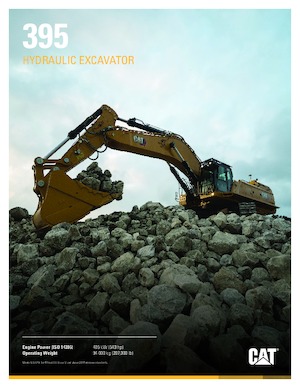 Excavatoare pe șenile Caterpillar 395