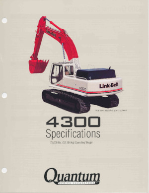 Excavatoare pe șenile Link-Belt 4300