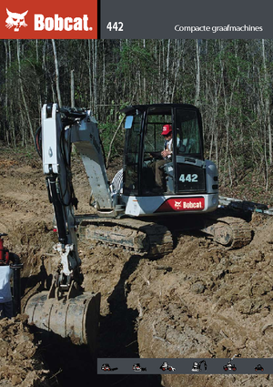 Excavatoare pe șenile Bobcat 442