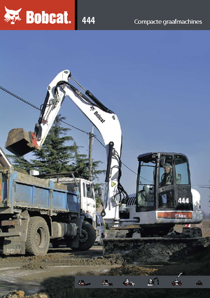 Excavatoare pe șenile Bobcat 444