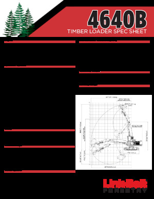 Excavatoare pe șenile Link-Belt 4640B TL