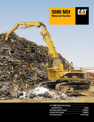 Excavatoare pe șenile Caterpillar 5080