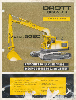 Excavatoare pe șenile Drott 50EC