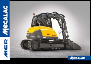 Excavatoare pe șenile Mecalac 10 MCR
