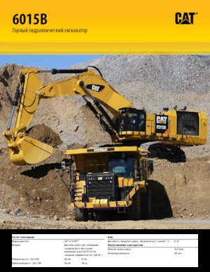 Excavatoare pe șenile Caterpillar 6015B