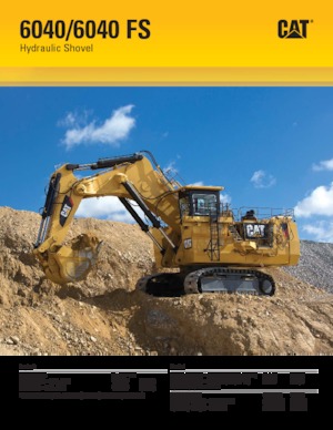 Excavatoare pe șenile Caterpillar 6040F S