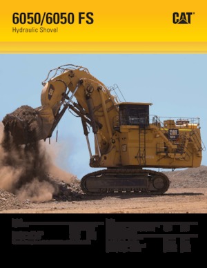 Excavatoare pe șenile Caterpillar 6050 FS