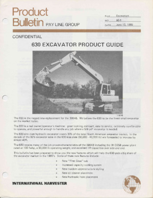 Excavatoare pe șenile International Harvester 630