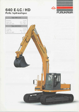 Excavatoare pe șenile Furukawa 640 E HD