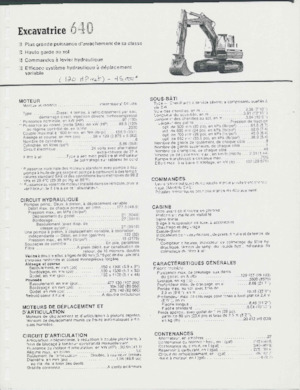 Excavatoare pe șenile International Harvester 640