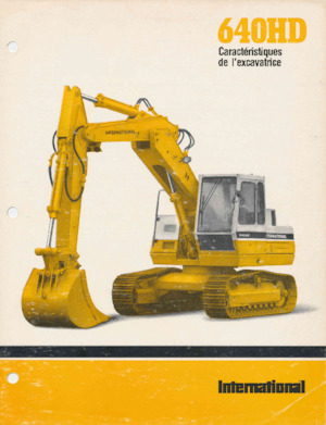 Excavatoare pe șenile International Harvester 640HD