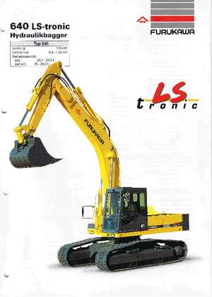 Excavatoare pe șenile Furukawa 645 HD LS-tronic
