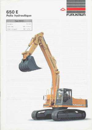 Excavatoare pe șenile Furukawa 650 E-LC