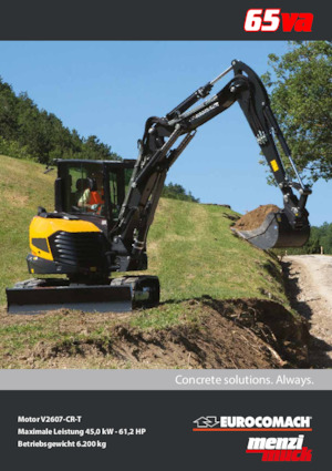 Excavatoare pe șenile Menzi 65va