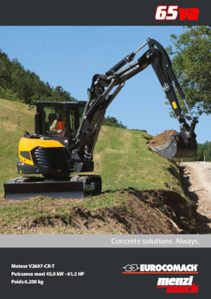 Excavatoare pe șenile Menzi 65va