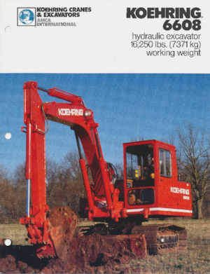 Excavatoare pe șenile Koehring 6608