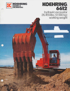 Excavatoare pe șenile Koehring 6612