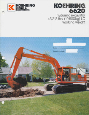 Excavatoare pe șenile Koehring 6620