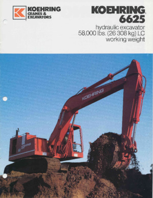 Excavatoare pe șenile Koehring 6625