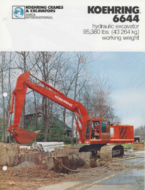 Excavatoare pe șenile Koehring 6644