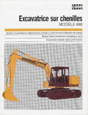 Excavatoare pe șenile Case 688