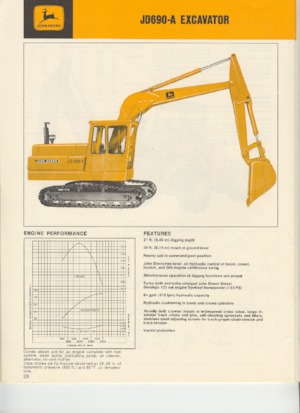 Excavatoare pe șenile John Deere Construction 690A