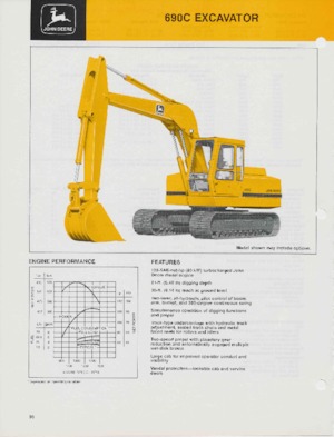 Excavatoare pe șenile John Deere Construction 690C