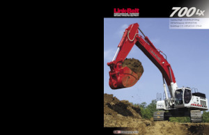 Excavatoare pe șenile Link-Belt 700 LX