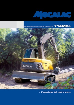 Excavatoare pe șenile Mecalac 714 MC e