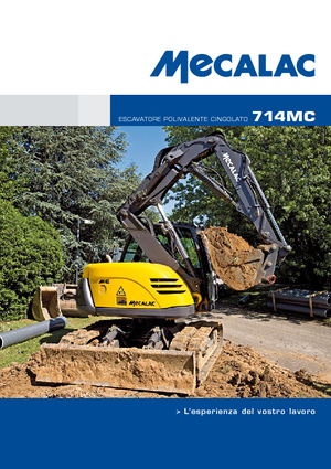 Excavatoare pe șenile Mecalac 714 MC