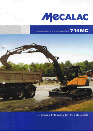 Excavatoare pe șenile Mecalac 714 MC *