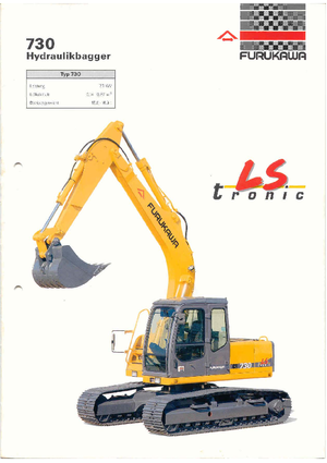 Excavatoare pe șenile Furukawa 730 LS-tronic