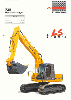 Excavatoare pe șenile Furukawa 735 LS-tronic